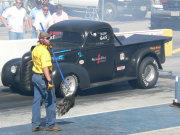 1940's BLACK DRAG TRUCK